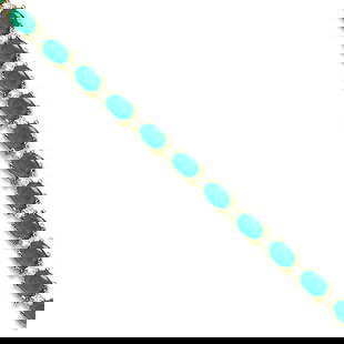 Emerald and Diamond Tennis Bracelet 14k Yellow Gold 12.00ctw: CENTER STONE; Emerald CENTER STONE CLARITY; CENTER STONE COLOR; Green CENTER STONE SETTING; Prong SIDE STONE CLARITY; SI SIDE STONE COLOR; J-K SIDE STONE SETTING; Prong ctw OF SIDE STONE: 0.5 SIDE STO