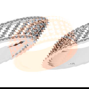0.50 Ctw Si2/i1 Diamond 14K Rose Gold Eternity Band Ring: Total Weight : 0.50 Ctw (Round Cut ) Diamond Stone Color : J-K Stone Clarity : Si2/i1 Diamond Stone Setting : Prong Metal Weight : Approx 4.80 Gram 14K Rose Gold Eternity Band Ring Current Ring Size i