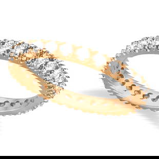 Diamond Eternity Stackable Ring Wedding Band 14K Rose Gold 0.51ctw: CENTER STONE; Diamond CENTER STONE CLARITY; SI CENTER STONE COLOR; J-K CENTER STONE SETTING; Prong SIDE STONE CLARITY; SIDE STONE COLOR; SIDE STONE SETTING; ctw OF SIDE STONE: SIDE STONE QUALITY; #PAP