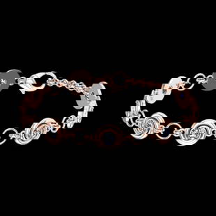 4.00 Ctw SI2/I1 Diamond Bezel Set 18K Rose Gold Bracelet: Total Diamond Weight : 4.00 Ctw (Round cut) Center Diamond Color :- G-H Center Clarity : SI2/I1 Stone Setting : Bezel Metal Weight : Approx 9.50 Gram 18K Rose Gold Bracelet Size :-7.5 Inch #PAPPS27129