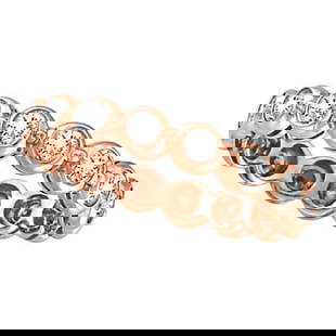 Bezel-Set Diamond Eternity Ring Band 14k Rose Gold 1.00ctw: CENTER STONE; Diamond CENTER STONE CLARITY; SI CENTER STONE COLOR; J-K CENTER STONE SETTING; Bezel SIDE STONE CLARITY; SIDE STONE COLOR; SIDE STONE SETTING; ctw OF SIDE STONE: SIDE STONE QUALITY; #PAP