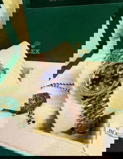 New 26mm Ladies Datejust Rolex w/factory dial & bezel comes with box and pa: New 26mm Ladies Datejust Rolex w/factory dial & bezel comes with box and paper #PAPPS95545v7