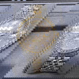 CUSTOM OYSTERPERPETUAL ROLEX DATEJUST 36MM W/12 CTTW DIAMONDS: Comes with Box and Papers. Watch Size: 36mm, Total Diamonds: 12.00 cttw Color: G-H, Clarity: SI1-SI2 Oysterperpetual Datejust #PAPPS73917v7