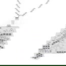 0.83 Ctw SI2/I1 Diamond 14K White Gold Express your Country/ state love ALA