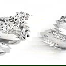 CERTIFIED 18KT WHITE GOLD 1.43 CTW J-K/VS-SI1 DIAMOND BRIDAL SET