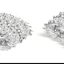 Two-Row Wide Band Diamond Eternity Ring 18k White Gold 2.50ctw