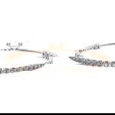 1.66 Ctw SI2/I1 Diamond Prong Set 14K Rose Gold Slide Bracelet