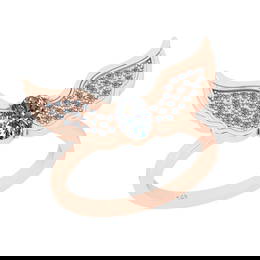 0.96 Ctw SI2/I1 Diamond 14K Rose Gold Vintage Wedding Ring