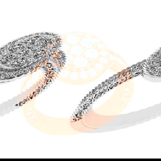 1.50 Ctw VS/SI1 Diamond 14k Rose Gold Engegament/Wedding Ring