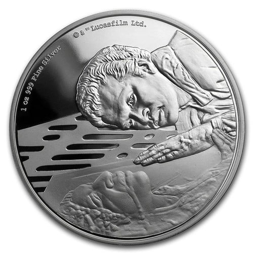 2020 Niue 1 oz Silver Star Wars Lando Calrissian (Box & COA): 2020 Niue 1 oz Silver Star Wars Lando Calrissian (Box & COA) #PAPPS98496v15