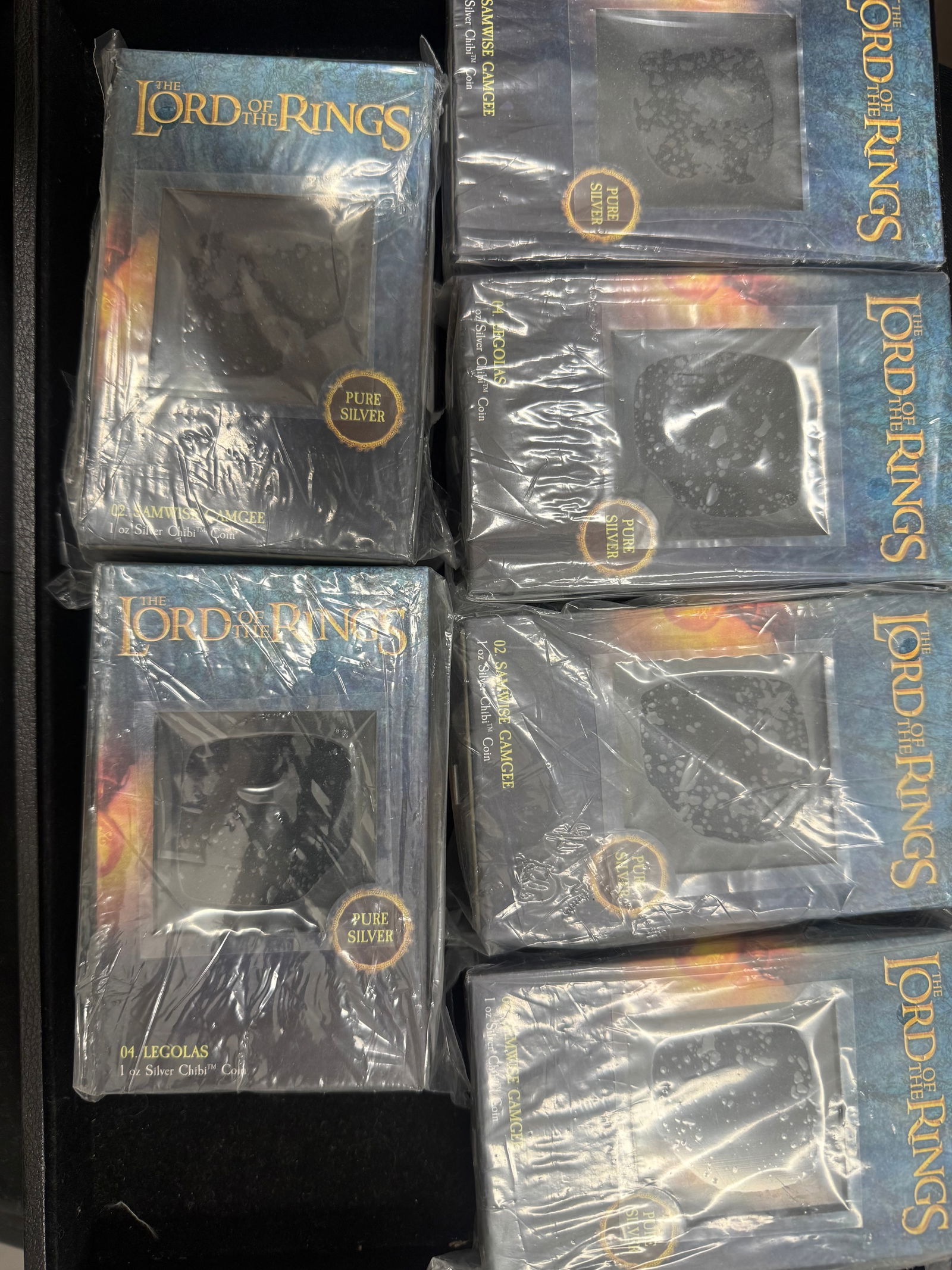 Lot Of 1 Ounce Pure Silver Chibi Coin Lord Of The Rings Collectibe Pieces .999 6 Pieces: Lot Of 1 Ounce Pure Silver Chibi Coin Lord Of The Rings Collectibe Pieces .999 6 Pieces #PAPPS98479v15