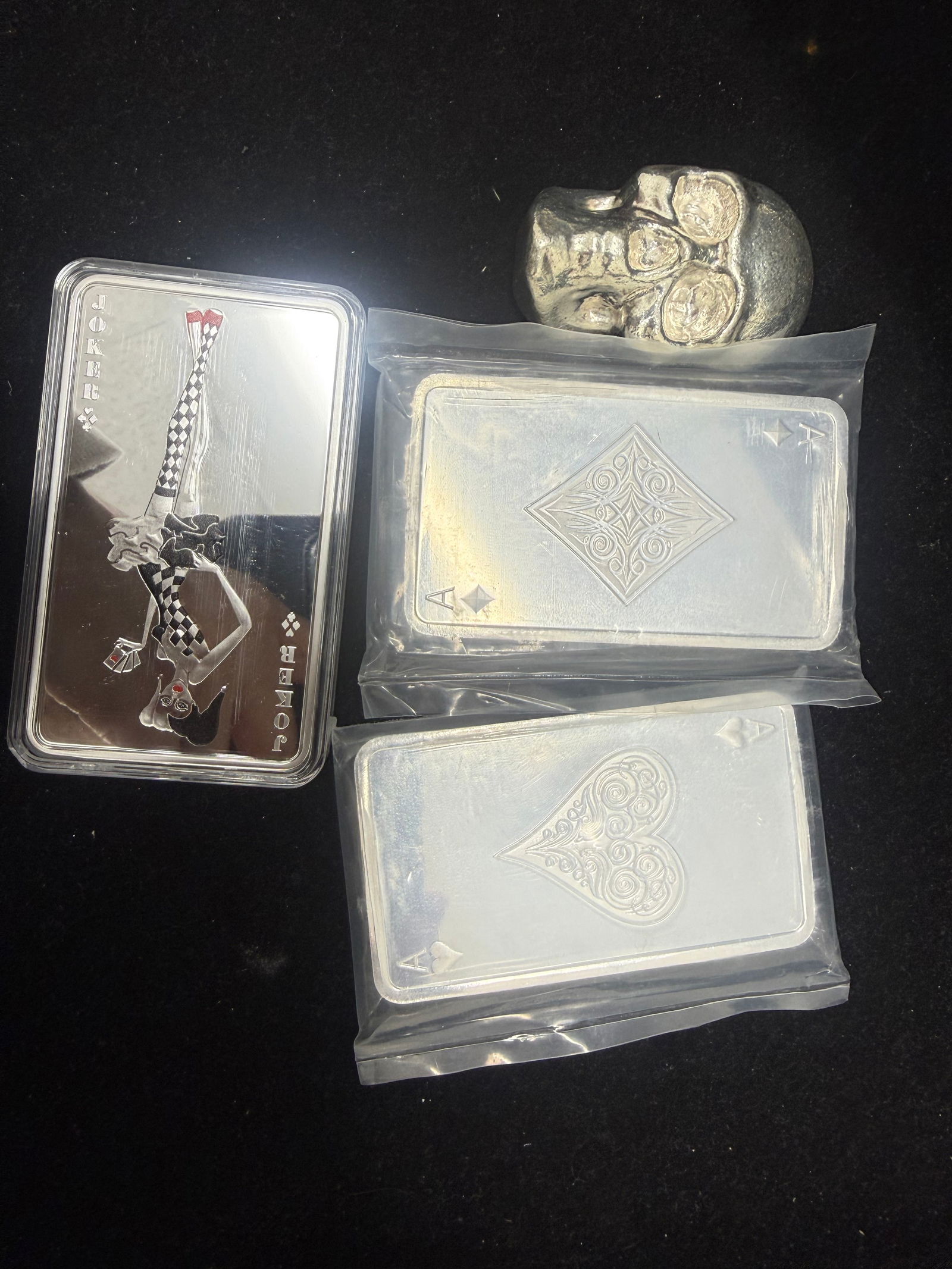 Lot of 10 Ounce Pure Silver Bars of Varying Mints .999 4 pieces (1 of 1)