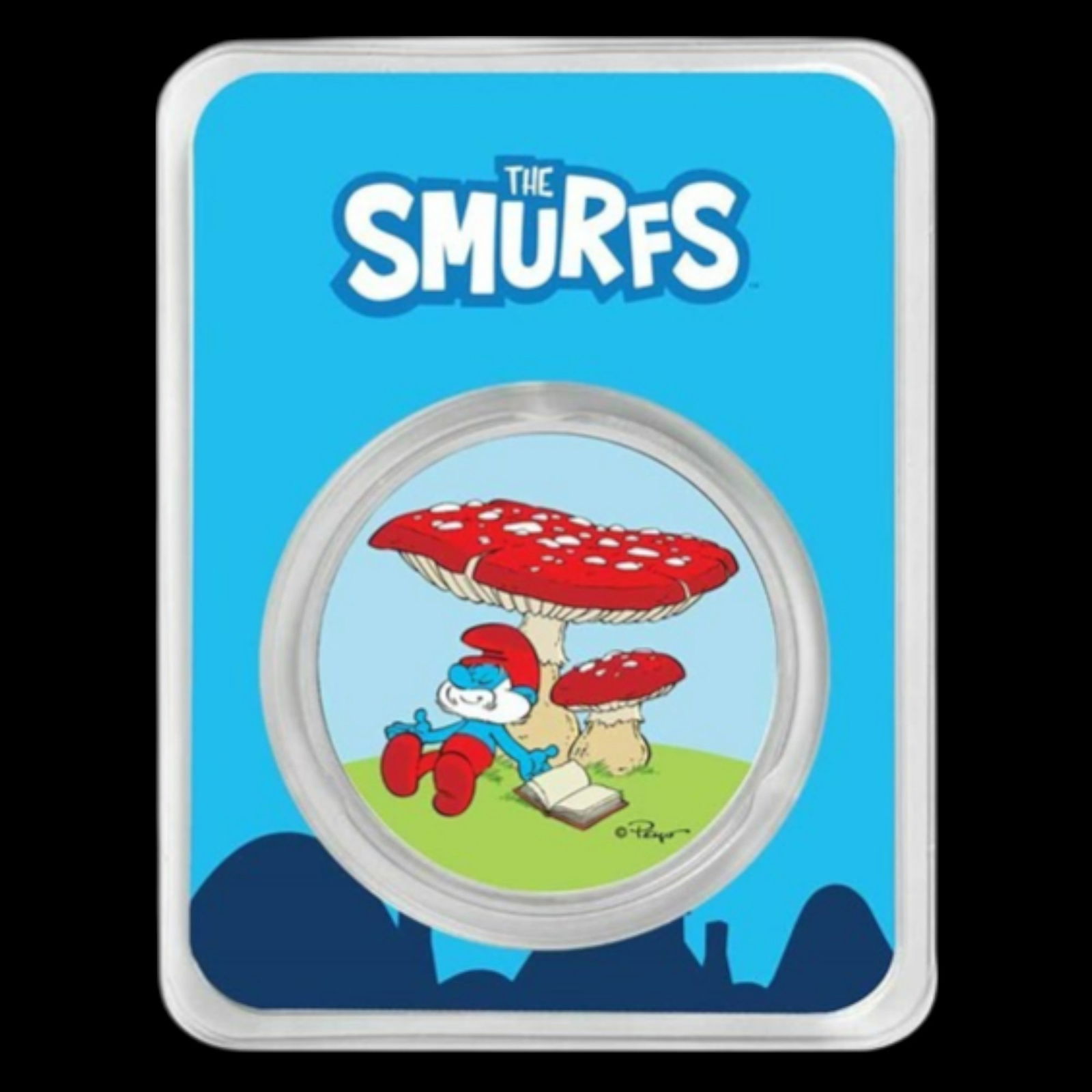 2023 Niue Colorized 1 oz (collectible ) Silver $2 Smurfs Christmas Carol in (1 of 1)