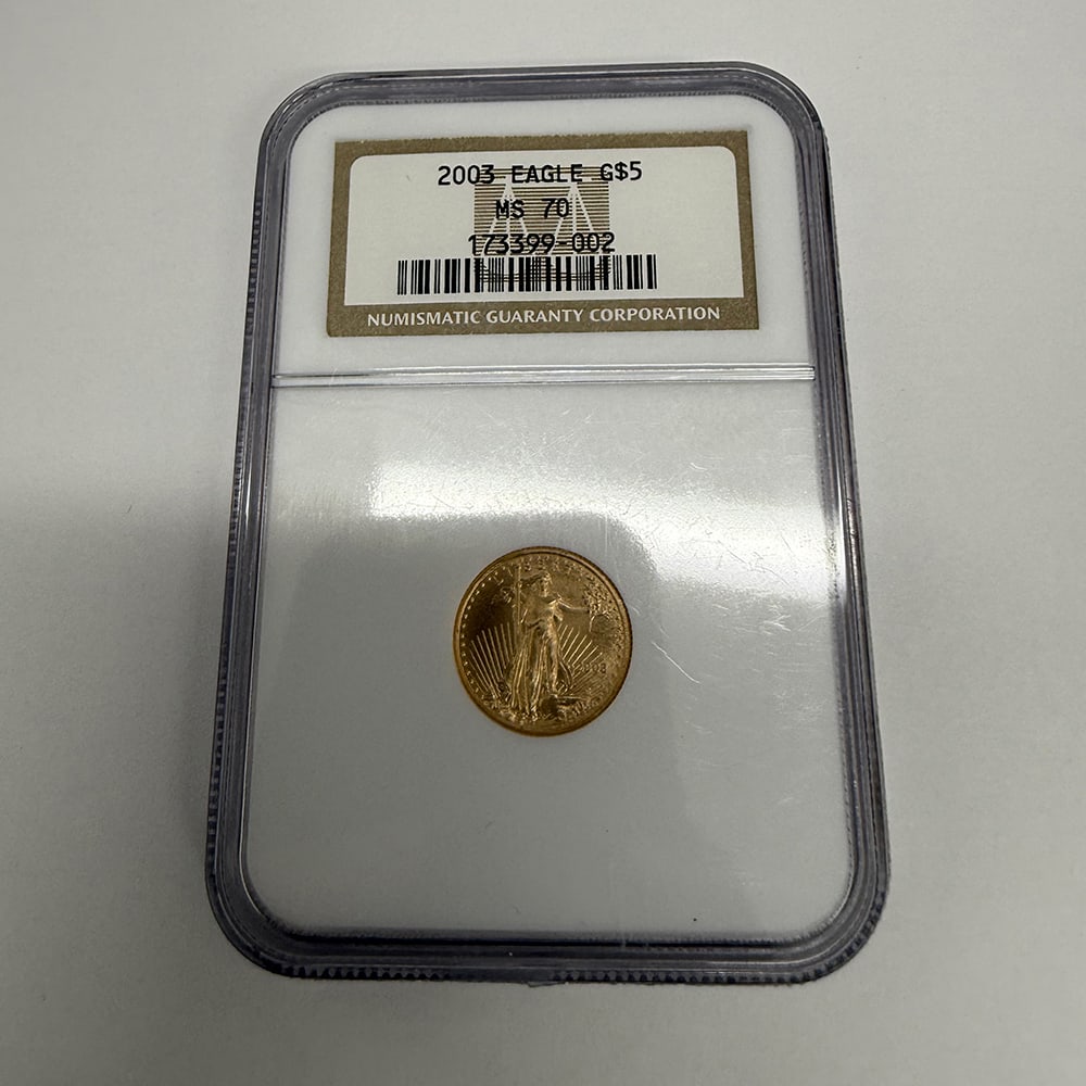 2003 Gold Eagle $5 NGC Certified MS70 (1 of 1)