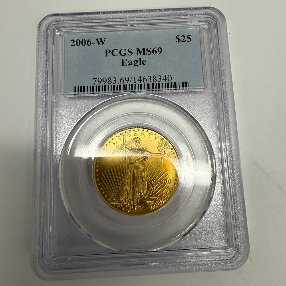 2006-W American Gold Eagle $25 PCGS Certified MS69: 2006-W American Gold Eagle $25 PCGS Certified MS69 #PAPPS73018v14
