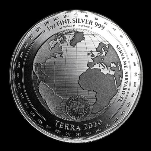 2020 Tokelau 1 oz Silver $5 Terra (Prooflike) (1 of 1)