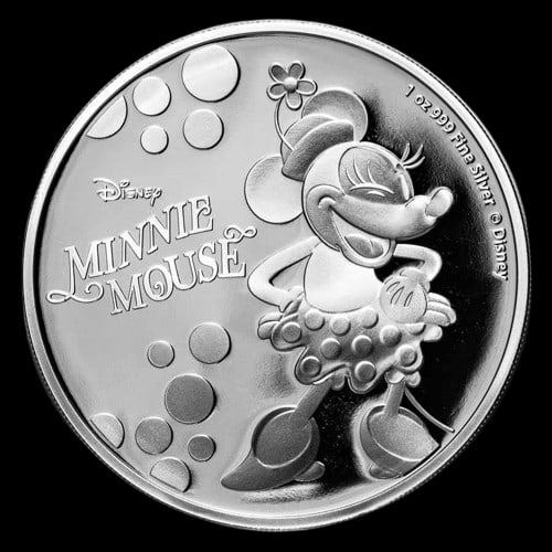 2019 1 oz Silver $2 Disney Classics: Minnie Mouse: 2019 1 oz Silver $2 Disney Classics: Minnie Mouse #PAPPS65206v15