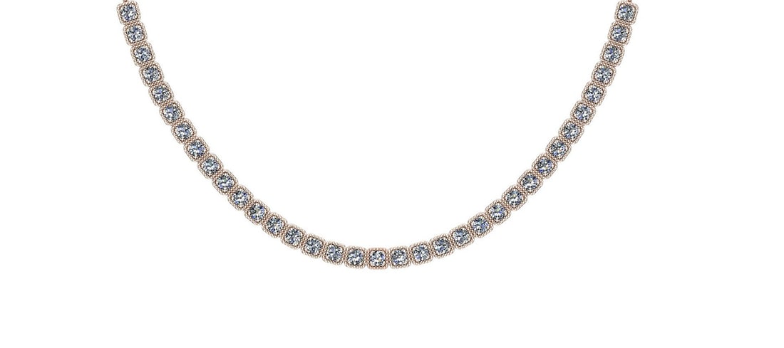 2.82 Ctw SI2/I1 Diamond 14K Rose Gold Necklace (1 of 1)