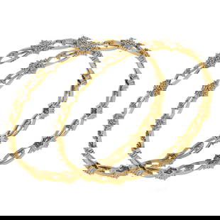 6.55 Ctw SI2/I1 Diamond 10K Yellow Gold Bengals: Center Stone Weight : 6.55 Ctw (Round Cut ) Center Stone Color : J-K Stone Clarity : SI2/I1 Stone Setting : Prong Metal Weight : Approx 18.10 Gram Bengals s Size : 57 mm 2 24 Inches 10K Yellow Gold