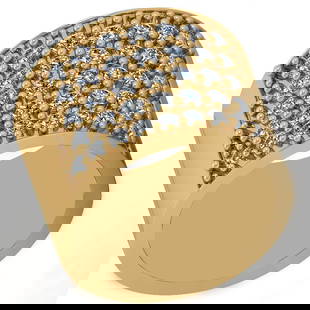 0.31 Ctw VS/SI1 Diamond 14K Yellow Gold Eternity Band Ring: Center Weight : 0.31 Ctw ( Round CUT ) Center Color : H-I Center Stone Clarity : VS/SI1 Center Stone Setting : Prong : Metal Weight : Approx 8.10 Gram 14K Yellow Gold Victorian Eternity Band Ring