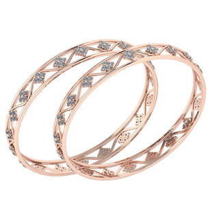 4.80 Ctw SI2/I1 Diamond 10K Rose Gold Bengals: Center Stone Weight : 4.80 Ctw (Round Cut ) Center Stone Color : J-K Stone Clarity : SI2/I1 Stone Setting : Prong Metal Weight : Approx 27.10 Gram Bengals s Size : 57 mm 2 24 Inches 10K Rose Gold