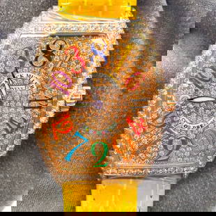 Factory Franck Muller Cintree Curvex Crazy Hours Comes with Box & Papers: Factory Franck Muller Cintree Curvex Crazy Hours Comes with Box & Papers #PAPPS23489v15