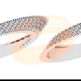 0.68 Ctw VS/SI1 Diamond 14K Rose Gold Eternity Band Ring: Center Weight ; 0.68 Ctw ( Round Cut) Center Color : White G-H Diamond Clarity : VS/SI1 Center Setting ; Prong Metal Weight : Approx 5.70 Gram 14K Rose Gold Eternity Band Ring Current Ring Size-7