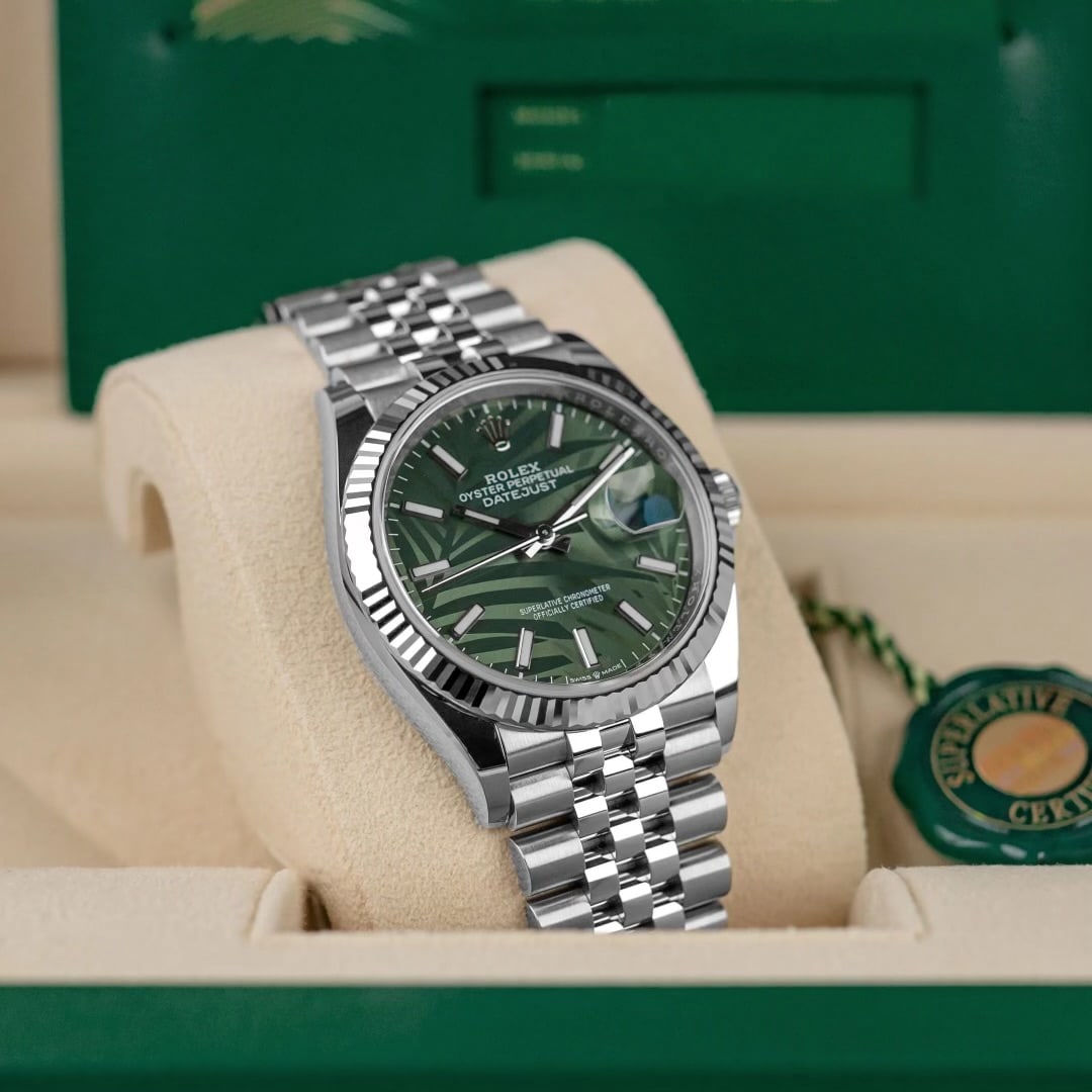 Brand New Oysterperpetual Rolex 36mm Green Dial Comes with box and certific (1 of 1)