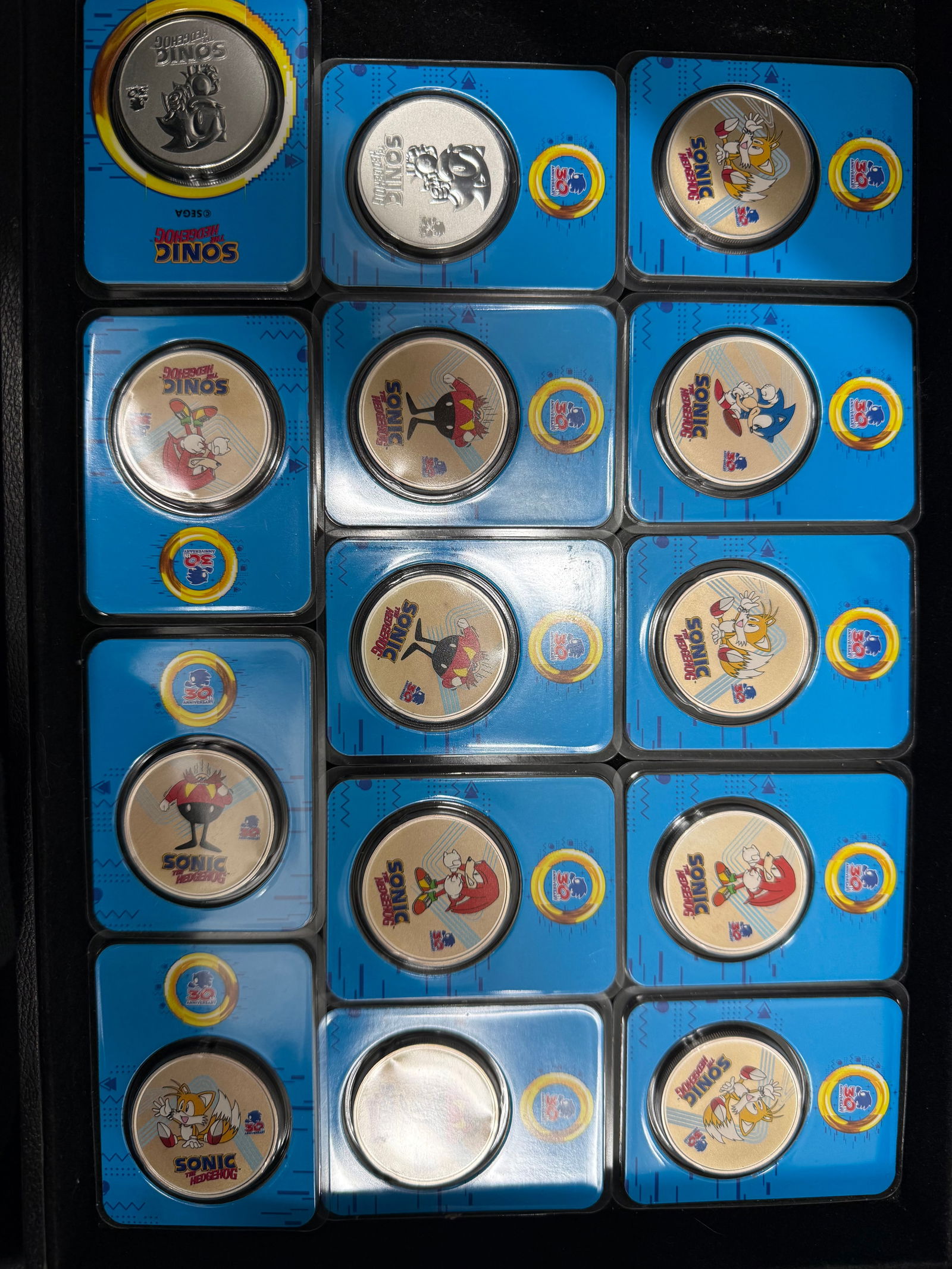 Lot Of 1 Ounce Pure Silver Coins Sonic The Hedgehog .999 14 Pieces: Lot Of 1 Ounce Pure Silver Coins Sonic The Hedgehog .999 14 Pieces #PAPPS98473v15