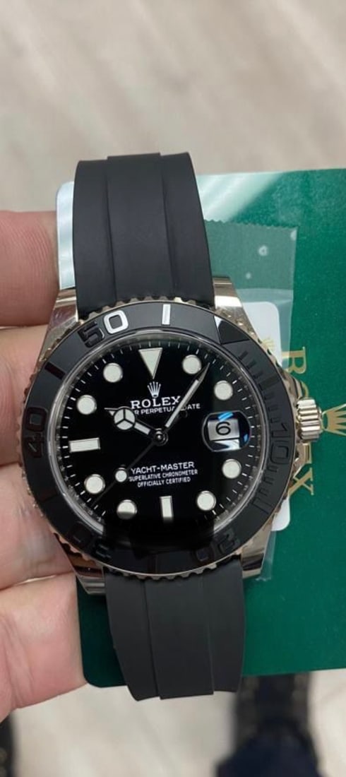 New Rolex Yachtmaster Ref 226659 on Oysterflex comes with Box & Papers: New Rolex Yachtmaster Ref 226659 on Oysterflex comes with Box & Papers #PAPPS15906v8