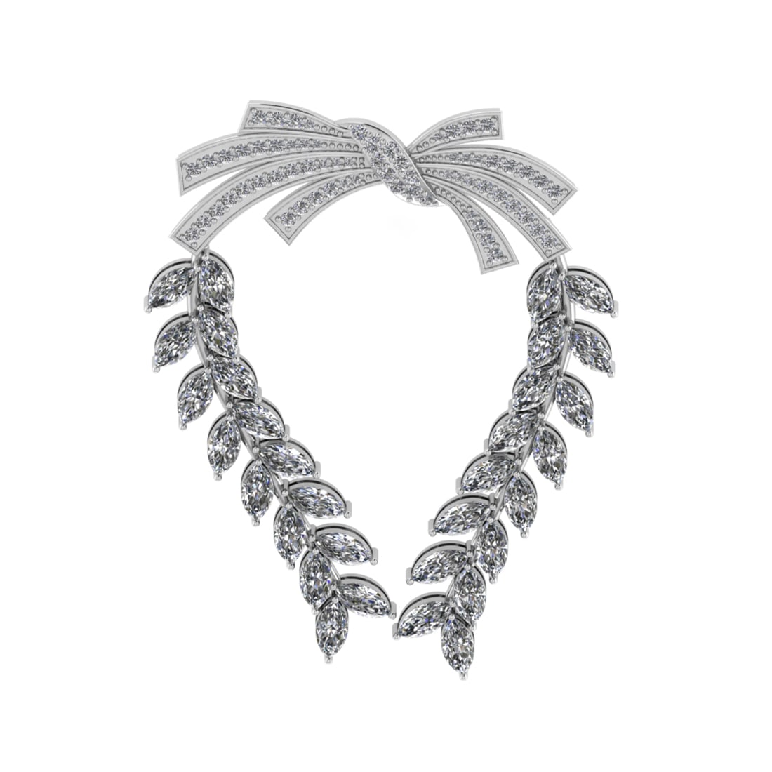 4.00 Ctw SI2/I1 Diamond Prong Set 14K White Gold Brooch for men: Center Diamond Weight : 3.20 Ctw (Marquise cut) Color : J-K Clarity : SI2/I1 Setting : Prong Side Weight Of Ctw 0.80 Ctw Color : J-K Clarity : SI2/I1 Stone Setting : Prong Metal Weight : Approx 12.90