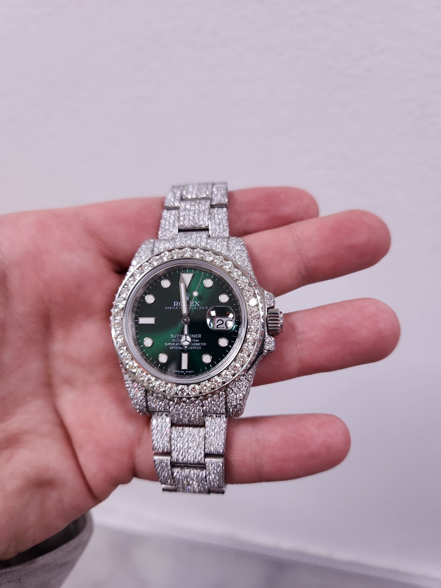 Custom Full Diamond Hulk comes with Box & Appraisal: Custom Full Diamond Hulk comes with Box & Appraisal #PAPPS12645v8