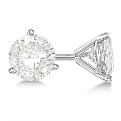 1.00 ctw. 3-Prong Martini Diamond Stud Earrings 14kt White Gold J-K, SI1-SI (1 of 1)