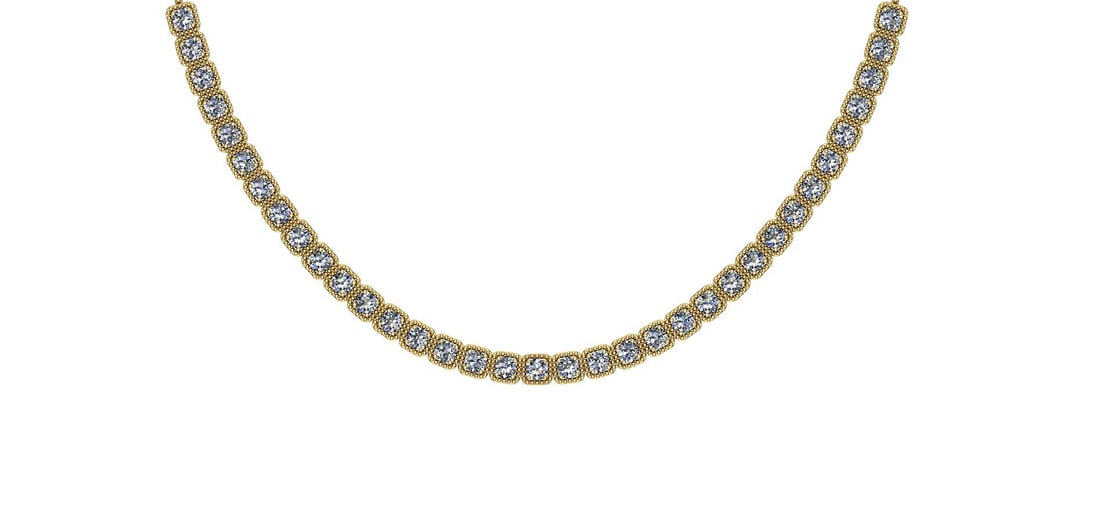 2.82 Ctw SI2/I1 Diamond 14K Yellow Gold Necklace: Center Diamond Weight : 2.82 Ctw (Round Cut) Center Diamond Color :- J-K Center Clarity : SI2/I1 Stone Setting : Metal Weight : Approx 20.00 Gram 14K Yellow Gold Necklace Size :-17 Inch TD167-1.75CN #