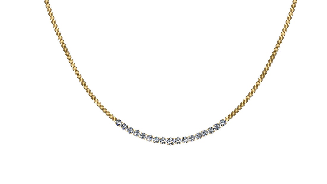 Certified 1.06 Ctw SI2/I1 Diamond 14K Yellow Gold Necklace: Center Diamonds Approx Weight: 1.06 Ctw (Round Cut) Center Diamond Color: J-K Center Clarity: SI2/I1 Stone Setting: Prong Metal Approx Weight: 13.60 Gram 14K Yellow Gold Necklace #PAPPS47865v7