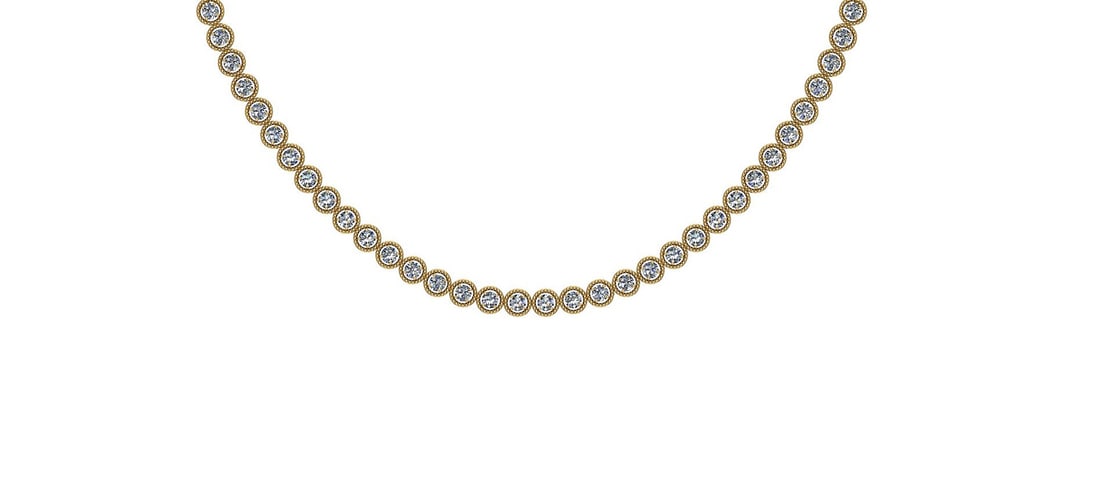 Certified 1.84 Ctw SI2/I1 Diamond 14K Yellow Gold Necklace: Center Diamonds Approx Weight: 1.84 Ctw (Round Cut) Center Diamond Color: J-K Center Clarity: SI2/I1 Stone Setting: Prong Metal Approx Weight: 17.00 Gram 14K Yellow Gold Necklace #PAPPS47862v7