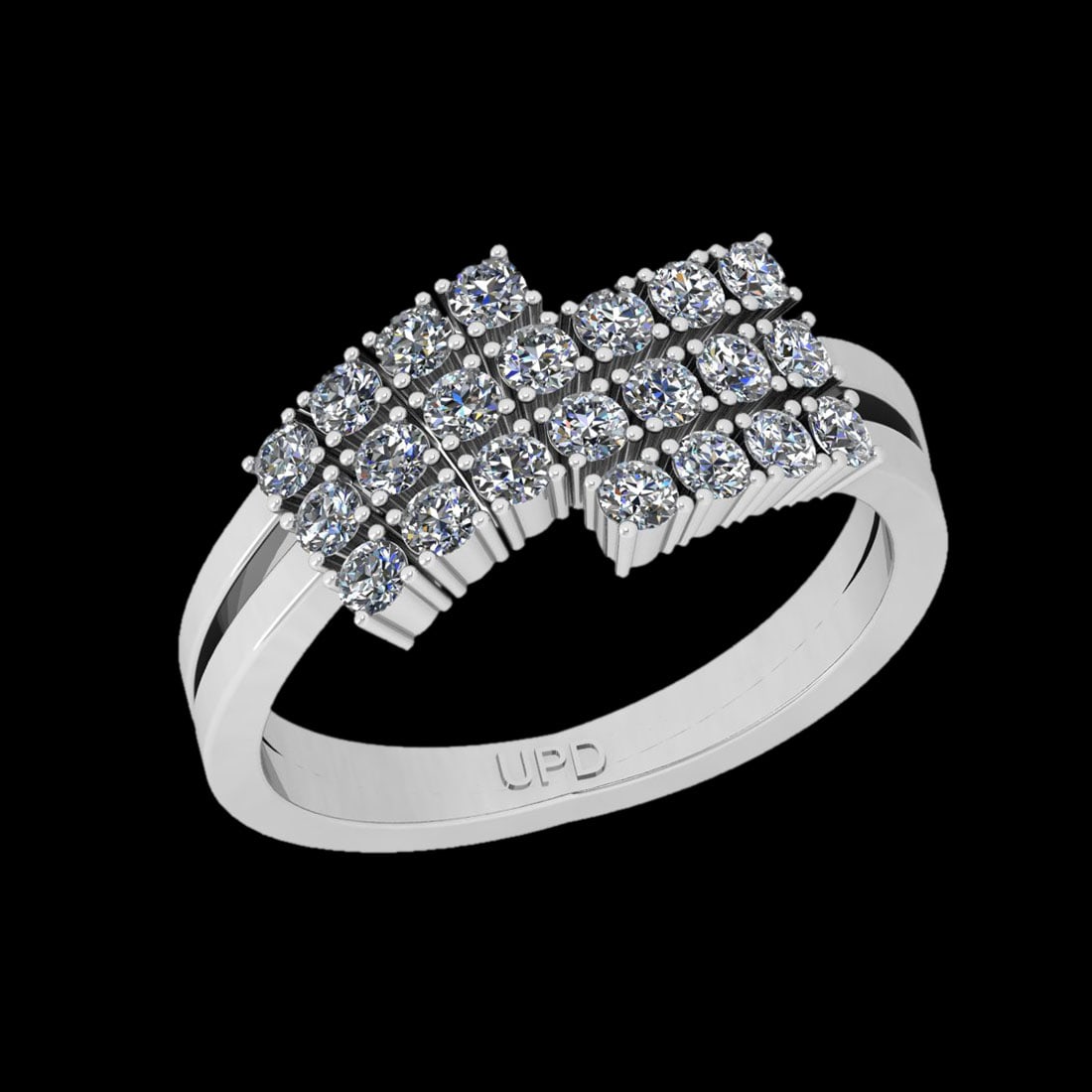 0.77 Ctw VS/SI1 Diamond 14K White Gold Anniversary Ring: Diamond Weight : 0.77 Ctw ( Round Cut ) Diamond Stone Color : J-K Stone Clarity : VS/SI1 Stone Setting : Prong Metal Weight : Approx 4.10 Gram 14K White Gold Anniversary Ring Currnet Ring Size-6 #PAPP
