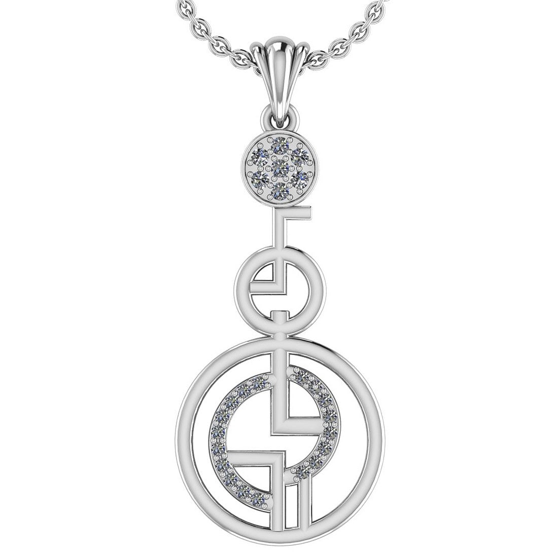 0.16 Ctw SI2/I1 Diamond 14K White Gold Necklace: Center Stone Weight : 0.16 Ctw (Round Cut ) Center Stone Color : J-K Stone Clarity : SI2/I1 Center Stone Setting : Prong Metal Weight : Approx 3.20 Gram 14K White Gold Necklace #PAPPS42604v8