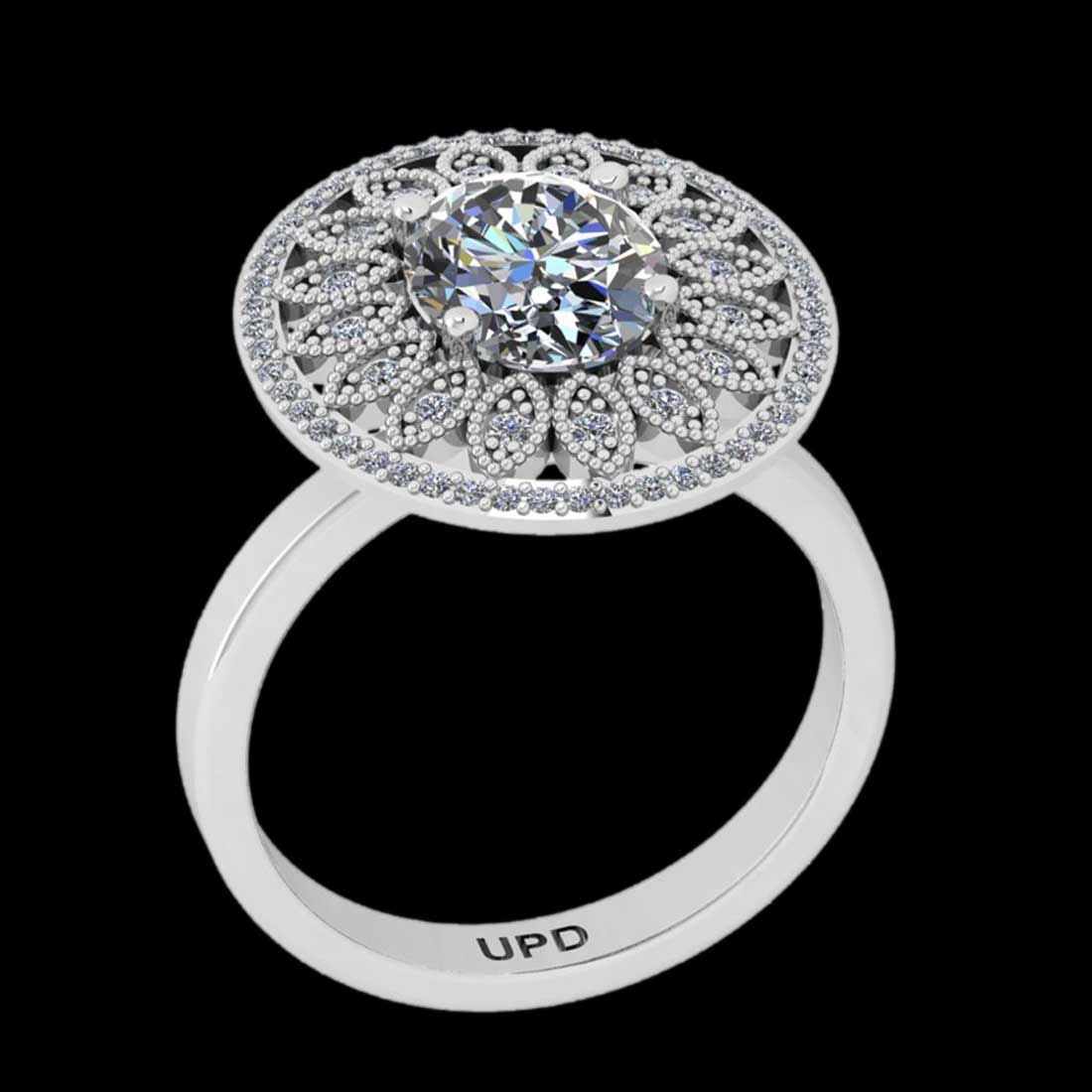 2.94 Ctw VS/SI1 Diamond14K White Gold Engagement Ring: Center Diamond Weight : 2.50 Ctw ( Oval Cut) Center Color :-J-K Center Stone Clarity :- VS/SI1 Center Stone Setting : Prong Side Stone Weight Of Ctw 0.44 Ctw Side Stone Color : J-K Stone Clarity : VS/
