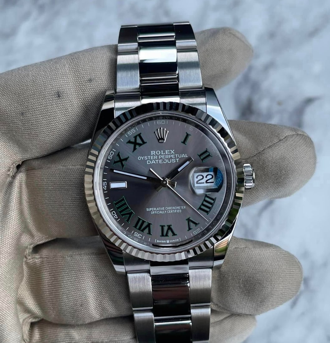 New Rolex Ref 126234 with 18kt White Gold 36mm Comes with Box & Papers: New Rolex Ref 126234 with 18kt White Gold 36mm Comes with Box & Papers #PAPPS18275v8