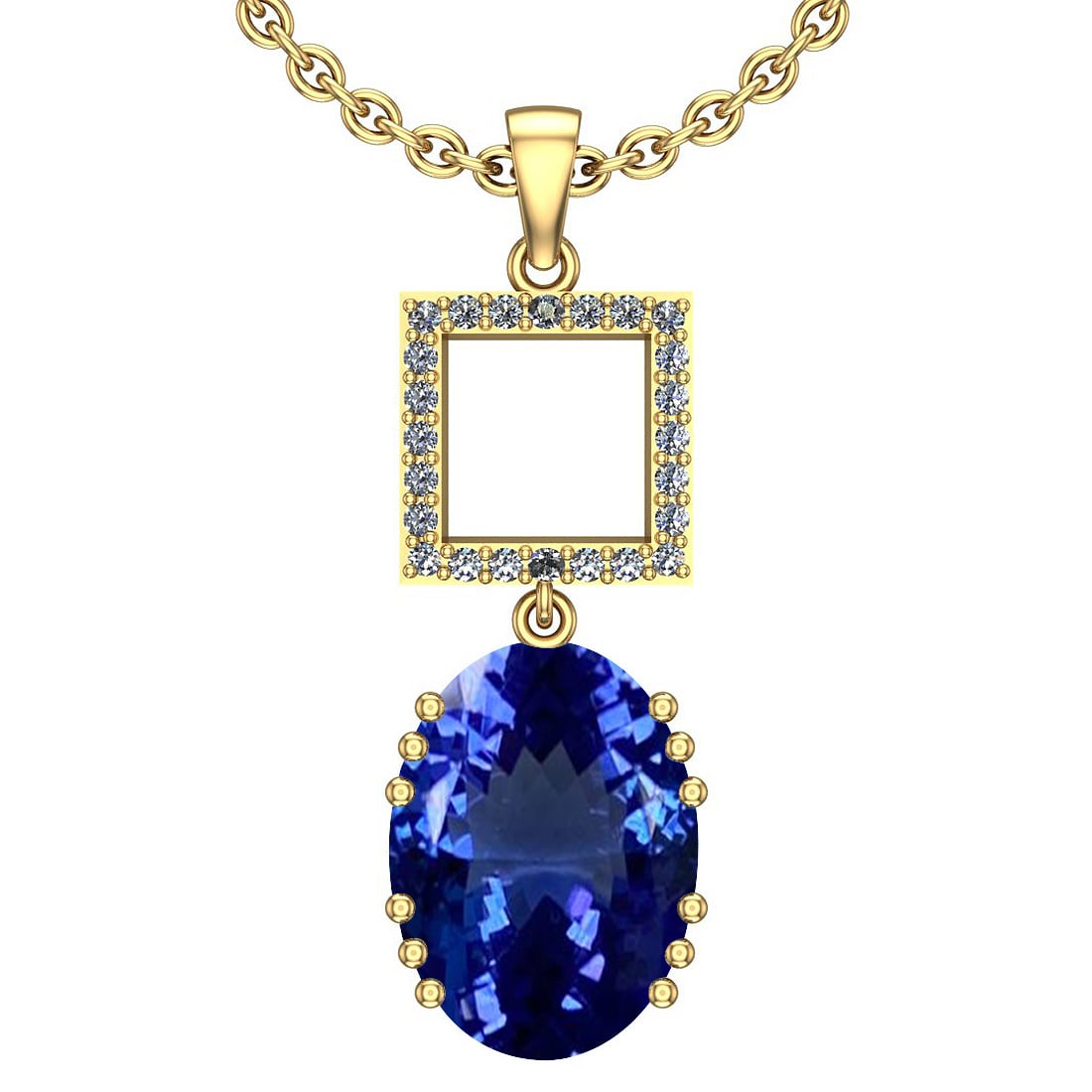 Certified 7.44 Ctw VS/SI1 Tanzanite And Diamond 14k Yellow Gold Victorian S: Center Stone Approx Weight: 6.98 Ctw (1 Pcs Oval Cut) Center Stone Color: Tanzanite Center Stone Setting: Prong Side Stone 0.46 Ctw Side Stone Color: J-K Stone Clarity: VS/SI1 Stone Setting: Prong