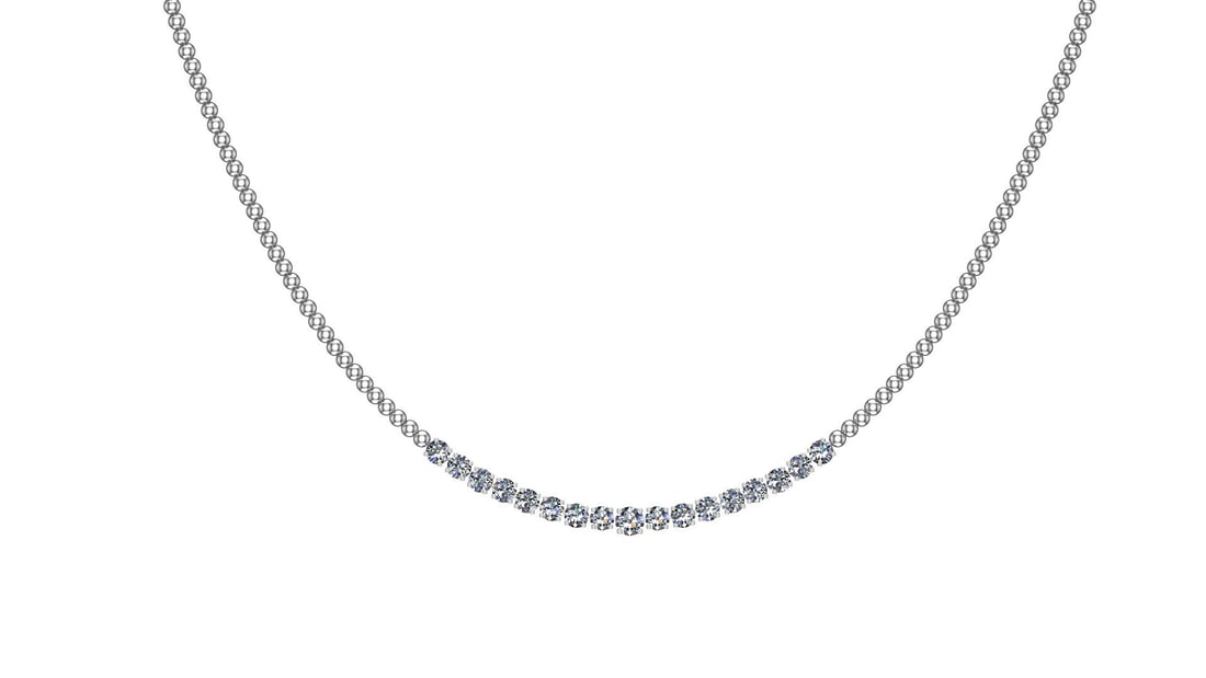 Certified 1.06 Ctw SI2/I1 Diamond 14K White Gold Necklace: Center Diamonds Approx Weight: 1.06 Ctw (Round Cut) Center Diamond Color: J-K Center Clarity: SI2/I1 Stone Setting: Prong Metal Approx Weight: 13.60 Gram 14K White Gold Necklace #PAPPS47867v7