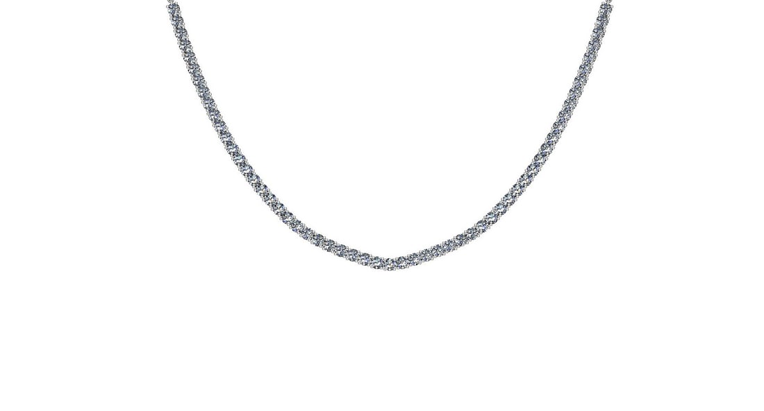 Certified 4.54 Ctw SI2/I1 Diamond 14K White Gold Necklace: Center Diamonds Approx Weight: 4.54 Ctw (Round Cut) Center Diamond Color: J-K Center Clarity: SI2/I1 Stone Setting: Prong Metal Approx Weight: 14.30 Gram 14K White Gold Necklace #PAPPS47858v7