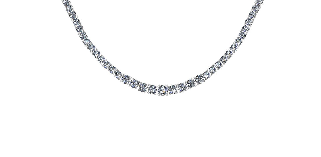 Certified 5.63 Ctw SI2/I1 Diamond 14K White Gold Necklace: Center Diamonds Approx Weight: 5.63 Ctw (Round Cut) Center Diamond Color: J-K Center Clarity: SI2/I1 Stone Setting: Prong Metal Approx Weight: 15.00 Gram 14K White Gold Necklace #PAPPS47849v7
