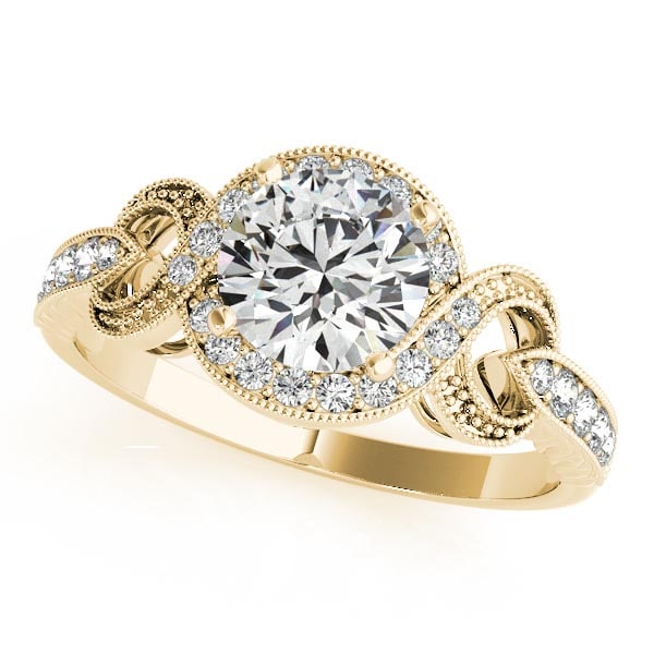 CERTIFIED 18K YELLOW GOLD 0.76 CTW J-K/VS-SI1 DIAMOND HALO ENGAGEMENT RING: CERTIFIED 18K YELLOW GOLD 0.76 CTW J-K/VS-SI1 DIAMOND HALO ENGAGEMENT RING (CENTER STONE DIAMOND .50 CTWW J-K/VS-SI1) please request ring size upon payment #PAPPS86418v3