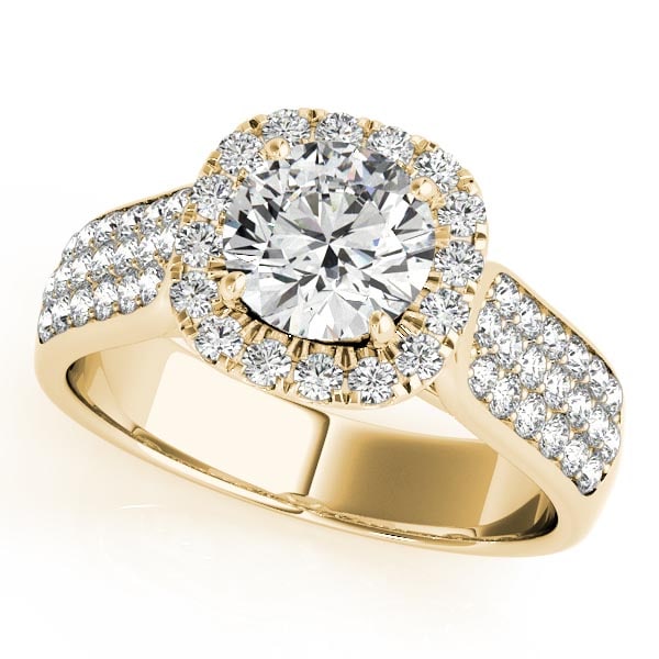 CERTIFIED 18K YELLOW GOLD 1.40 CTW J-K/VS-SI1 DIAMOND HALO ENGAGEMENT RING: CERTIFIED 18K YELLOW GOLD 1.40 CTW J-K/VS-SI1 DIAMOND HALO ENGAGEMENT RING (CENTER STONE DIAMOND .70 CTWW J-K/VS-SI1) please request ring size upon payment #PAPPS86397v3