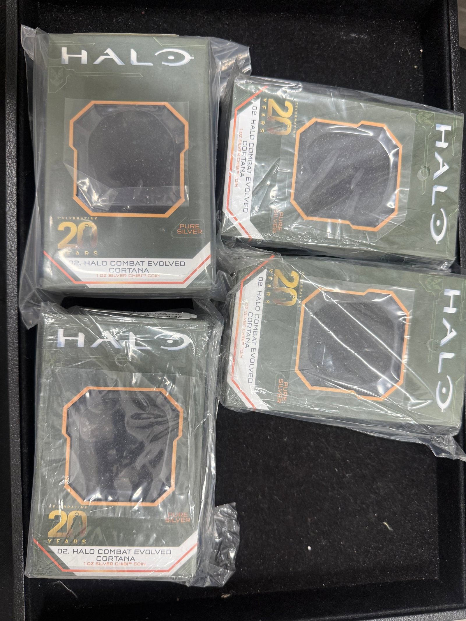 Lot Of Collectible 1 Ounce Pure Silver Chibi Coin Halo Series .999 4 Pieces: Lot Of Collectible 1 Ounce Pure Silver Chibi Coin Halo Series .999 4 Pieces #PAPPS98480v15