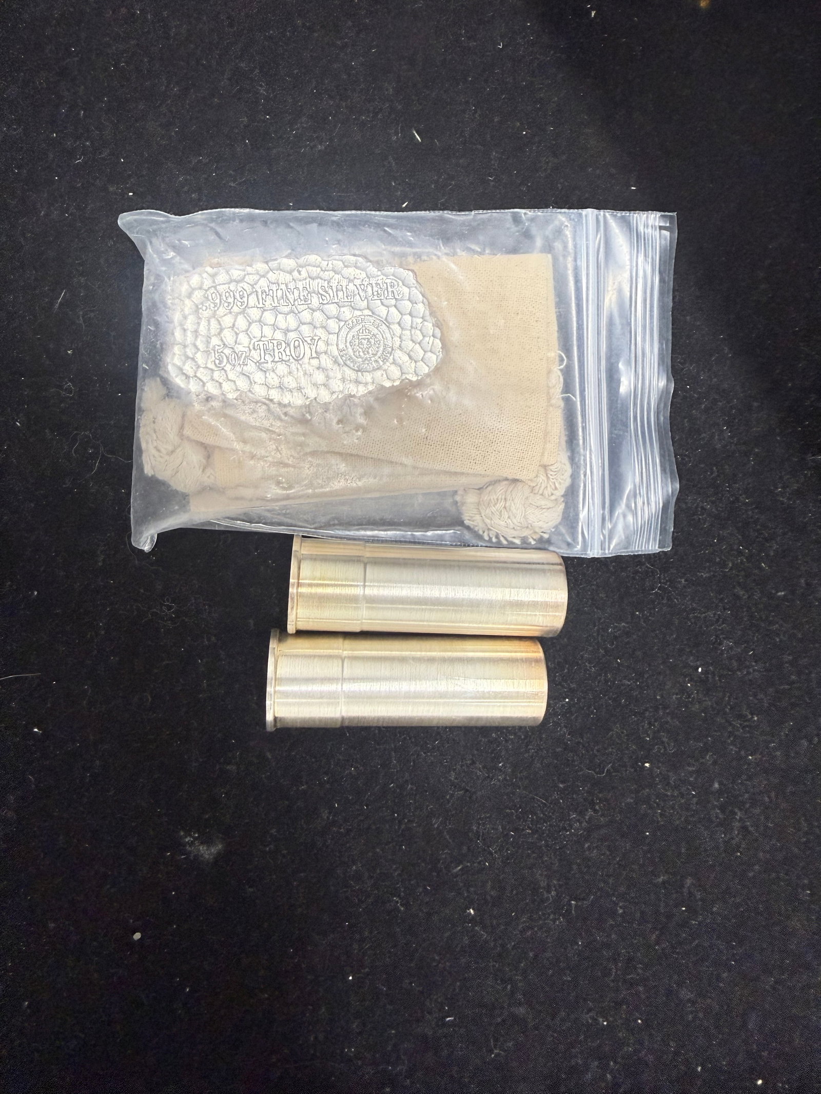 Lot of 5 Ounce Pure Silver Bars of Varying Mints .999 3 pieces (1 of 1)