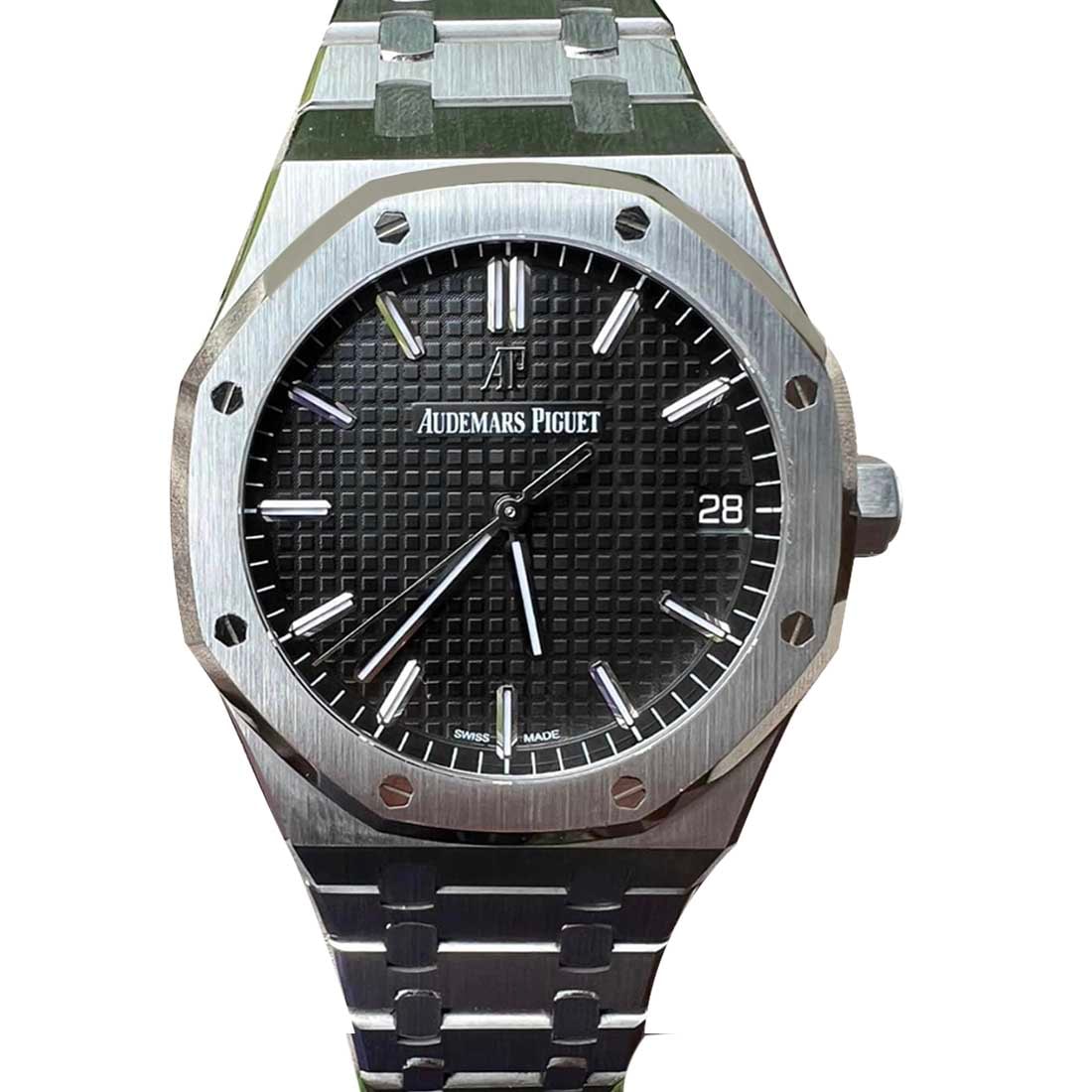 New Audemars Piguet Black Dial Comes With Box and Papers: New Audemars Piguet Black Dial Comes With Box and Papers #PAPPS18766v8