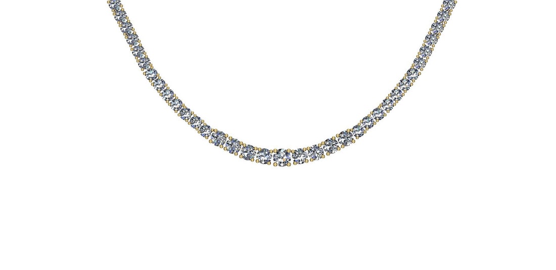 Certified 5.63 Ctw SI2/I1 Diamond 14K Yellow Gold Necklace: Center Diamonds Approx Weight: 5.63 Ctw (Round Cut) Center Diamond Color: J-K Center Clarity: SI2/I1 Stone Setting: Prong Metal Approx Weight: 15.00 Gram 14K Yellow Gold Necklace #PAPPS47847v7